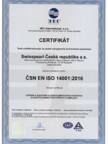 QEMS - ISO 14001:2015 (Production Czech Republic)