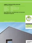 EPD - Ebene Platten, klein- und mittelformatig, aus Faserzement