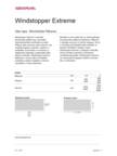Datu lapa - Windstopper Extreme