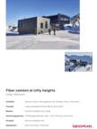 Project Sheet  Fiber cement at lofty heights