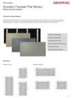 Fiche technique - Sunskin Facade Flat