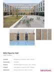 Project Sheet BZU Sports Hall