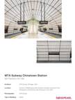 Project Sheet MTA Subway Chinatown Station