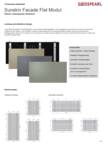 Datenblatt Sunskin Facade Flat