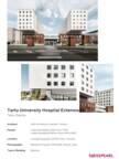 Project Sheet Tartu University Hospital Extension