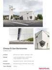 Project Sheet Chiesa Di San Bartolomeo