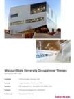Project Sheet Missouri State University Occupational Therapy
