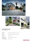 Project Sheet Villa Martinuzzi
