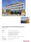 Project Sheet Laboratories and Office Building Hubben