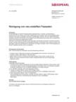 Infoblatt Fassade - Reinigung neue Swisspearl Fassaden 