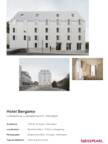 Project Sheet Hotel Bergamo