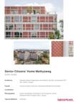 Project Sheet Senior Citizens' Home Mathysweg