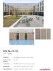 Project Sheet BZU Sports Hall