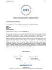 M1 Sertifikaatti 3718, Swisspearl Luja A ja Sauna