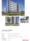 Project Sheet University of Essex