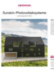 Lieferprogramm - Swisspearl Sunskin Photovoltaiksysteme