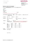 Order Form for Custom Colors