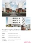 Project Sheet Tartu University Hospital Extension