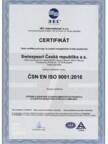 QEMS - ISO 9001:2015 (Production Czech Republic)