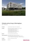 Project Sheet Climate-active living in Reininghaus