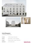 Project Sheet Hotel Bergamo