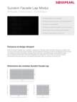 Fiches technique - Sunskin Facade Lap - Gen.6