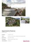 Project Sheet Appartements Panarosa