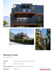 Project Sheet Mansard House