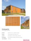 Project Sheet Kindergarten