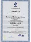QEMS - ISO 14001:2015 (Produktion Tjekkiet)