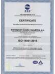 QEMS - ISO 14001:2015 (Production Czech Republic)