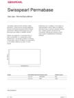 Datu lapa - Swisspearl Permabase
