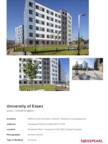 Project Sheet University of Essex