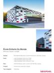 Project Sheet École Enfants Du Monde
