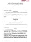 DoP - Swisspearl Dachschiefer, Dachplatten, Kleinformat et Accessoires