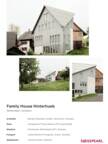Project Sheet Family House Hinterhueb
