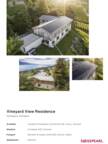 Project Sheet Vineyard View Residence