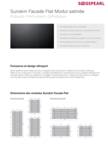 Fiches technique Sunskin Facade Flat_sat. Gen.6