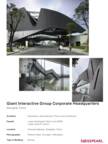 Project Sheet Giant Interactive Group Corporate Headquarters