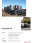Project Sheet Multipurpose Hall