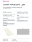 Datablad - Windstopper Light