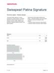 Duomenų lapas Swisspearl Patina Signature