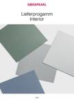 Swisspearl Lieferprogramm Interior 2023