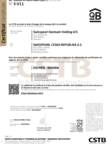 QB17 Certificat 3-V11, Swisspearl Dolmen-Bravan