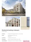 Project Sheet Residential building Lindenpark 
