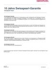 Swisspearl Garantiebedingungen Dach
