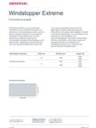 Datasheet_Windstopper Extreme_SBE(NL)
