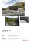 Project Sheet Hydropower Plant
