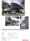 Project Sheet Giant Interactive Group Corporate Headquarters