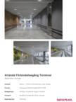 Project Sheet Arlanda Förbindelsegång Terminal